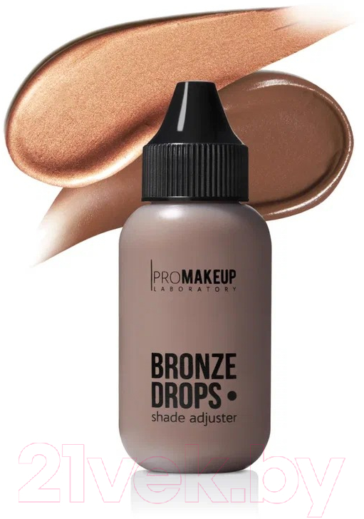 Корректор цвета тональной основы PROMAKEUP Bronze Drops 102 матовый аджастер бронзирующий