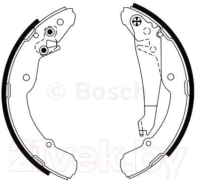 

Тормозные колодки Bosch, 0986487555