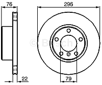 Тормозной диск Bosch 0986478848 - 