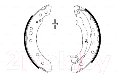 

Тормозные колодки Bosch, 0986487664