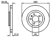 Тормозной диск Bosch 0986478852 - 
