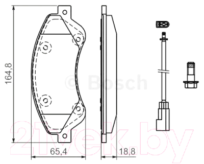 

Тормозные колодки Bosch, 0986494236