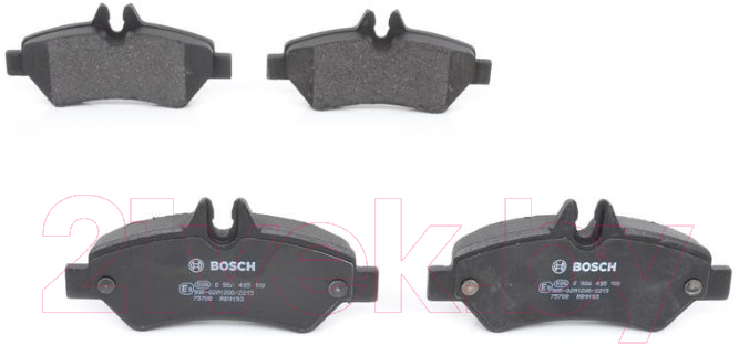 Тормозные колодки Bosch 0986495100 — фото 2