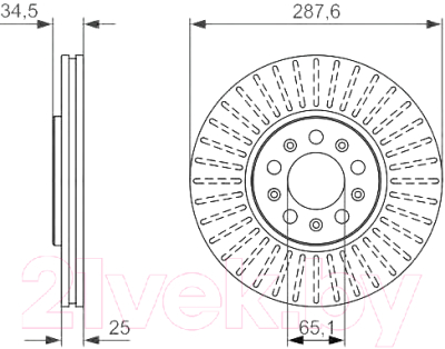 

Тормозной диск Bosch, 0986479914