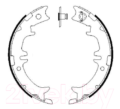 

Тормозные колодки Bosch, 0986487615