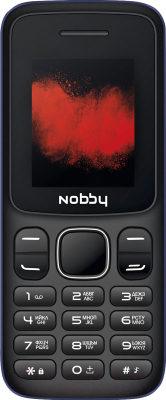 Мобильный телефон Nobby 100 (черный/синий)