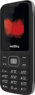 Мобильный телефон Nobby 110 (черный/серый)