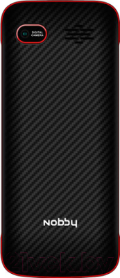 Мобильный телефон Nobby 110 (черный/красный)