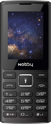 Мобильный телефон Nobby 210 (черный/серый)