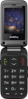 Мобильный телефон Nobby 240C (темно-серый)