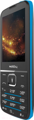 Мобильный телефон Nobby 310 (черный/синий)