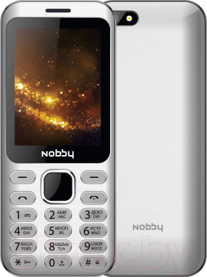 Мобильный телефон Nobby 320 (серебристый)