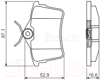 

Тормозные колодки Bosch, 0986494304