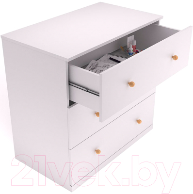 Комод Polini Kids Fun 3290 (белый)