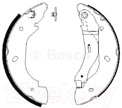 

Тормозные колодки Bosch, 0986487660