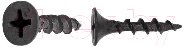 Саморез Starfix Для монтажа ГКЛ к дереву 3.5x16 / SMC1-29283-1000 (1000шт, фосфат)