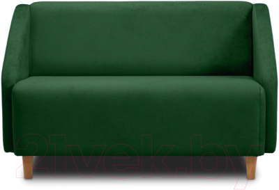 Диван Brioli Ральф двухместный (V5-темно-зеленый)