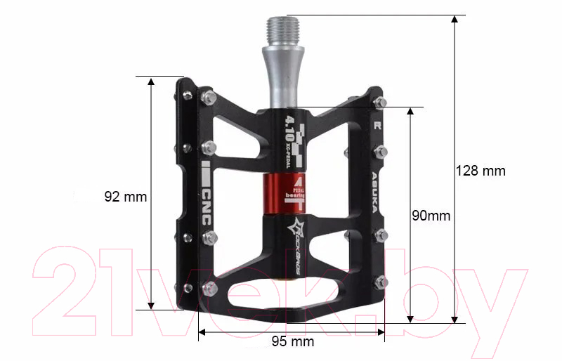 Комплект педалей для велосипеда RockBros JT410BK