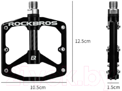 Комплект педалей для велосипеда RockBros 2017-12ERD (красный)