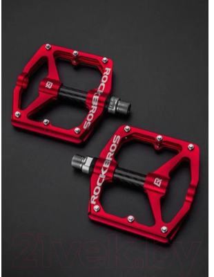 Комплект педалей для велосипеда RockBros 2017-12ERD (красный)