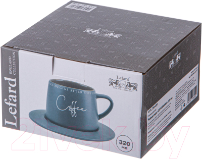 Изображение товара Чашка с блюдцем Lefard Coffeemania / 756-459