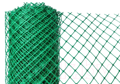 Сетка пластиковая Агросетка-Юг Заборная 1.5x20м Эко  (55x55мм, зеленый)