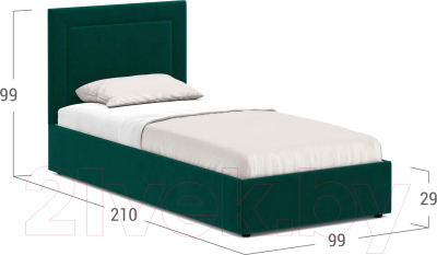 Односпальная кровать Moon Family 1258 / MF009028