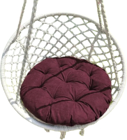 Подушка для садовой мебели Pasionaria Тина 60см (бордовый) - 