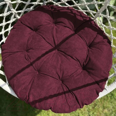 Подушка для садовой мебели Pasionaria Тина 60см (бордовый)