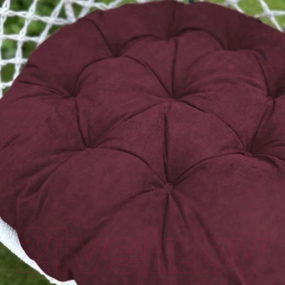 Подушка для садовой мебели Pasionaria Тина 60см (бордовый)