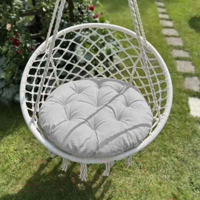 Подушка для садовой мебели Pasionaria Тина 60см (серебристый)