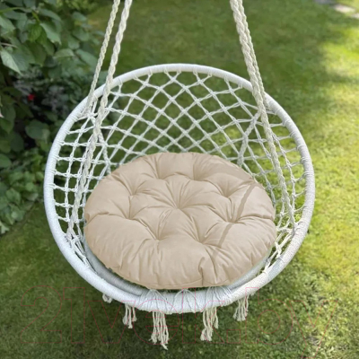 Подушка для садовой мебели Pasionaria Билли 60см (серо-бежевый)