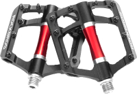 Комплект педалей для велосипеда RockBros 2020-12C (черный/красный) - 