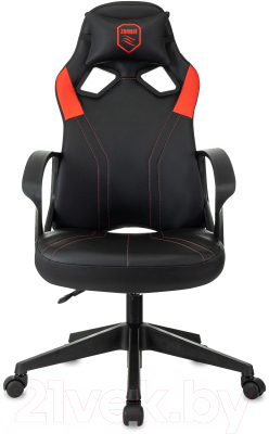 Кресло геймерское Бюрократ Zombie 50 (черный/красный)