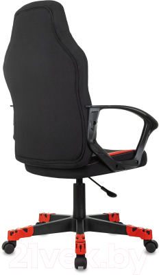 Кресло геймерское Бюрократ Zombie 100 (черный/красный)