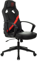 Кресло геймерское Бюрократ Zombie 300 (черный/красный) - 