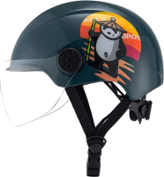 Защитный шлем RockBros TS-119 (синий/панда) - 