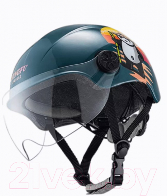 Защитный шлем RockBros TS-119 (синий/панда)