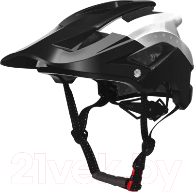 Защитный шлем RockBros YXE009 (черный/белый)