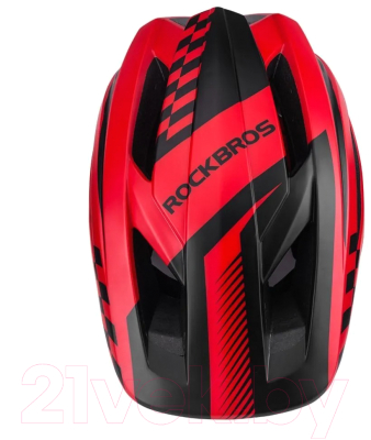 Защитный шлем RockBros TT-32 (красный/черный)