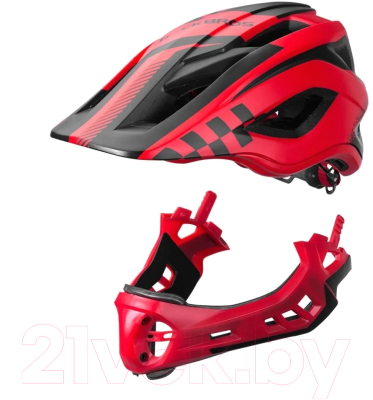 Защитный шлем RockBros TT-32 (красный/черный)