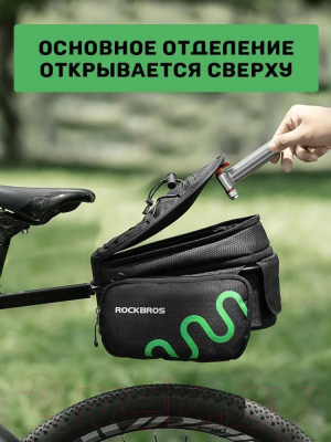 Сумка велосипедная RockBros A15-672 (черный)