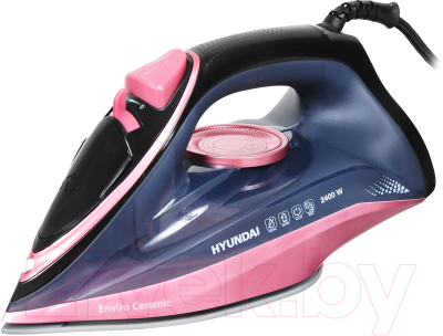 Утюг Hyundai H-SI01623  (черный/розовый)