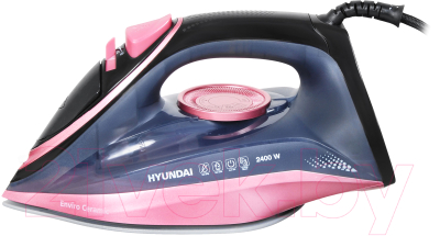 Утюг Hyundai H-SI01623  (черный/розовый)