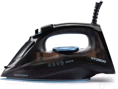 Утюг Hyundai H-SI01557  (черный/голубой)