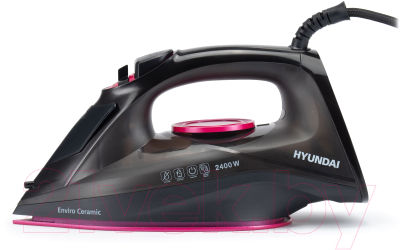Утюг Hyundai H-SI01559  (черный/розовый)