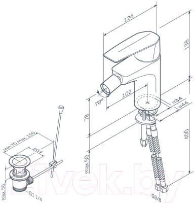 Смеситель AM.PM Gem F90A83100