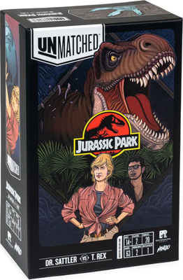 

Настольная игра, Unmatched Jurassic Park Dr.Sattler vs T.Rex Рус. пр-ла / GG364