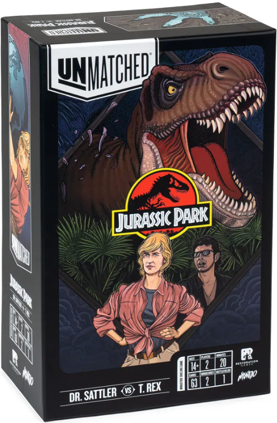 Настольная игра GaGa Unmatched Jurassic Park Dr.Sattler vs T.Rex Рус. пр-ла / GG364