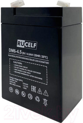 Изображение товара Аккумуляторная батарея Rucelf DM6-4.5